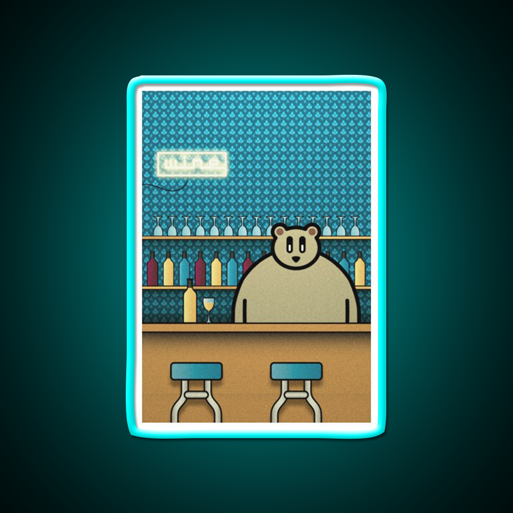 Wine Man Cave Bar Led Neon Sign Rgb Color