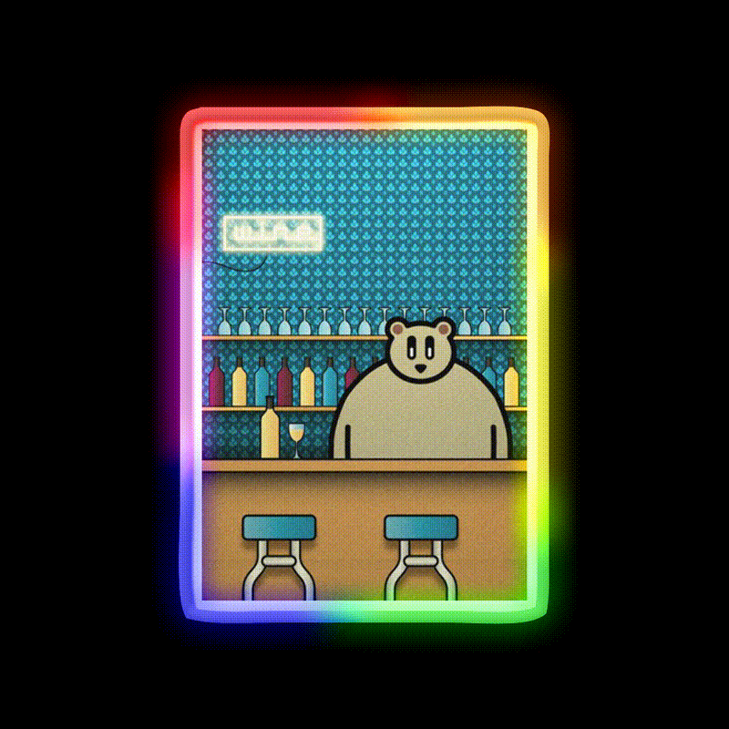 Wine Man Cave Bar Led Neon Sign Rgb Color