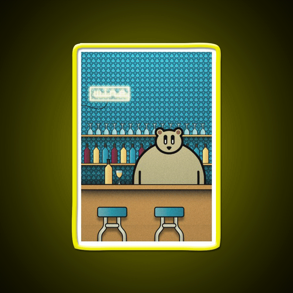 Wine Man Cave Bar Led Neon Sign Rgb Color