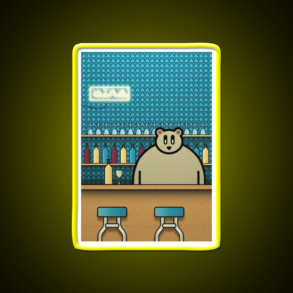 Wine Man Cave Bar Led Neon Sign Rgb Color