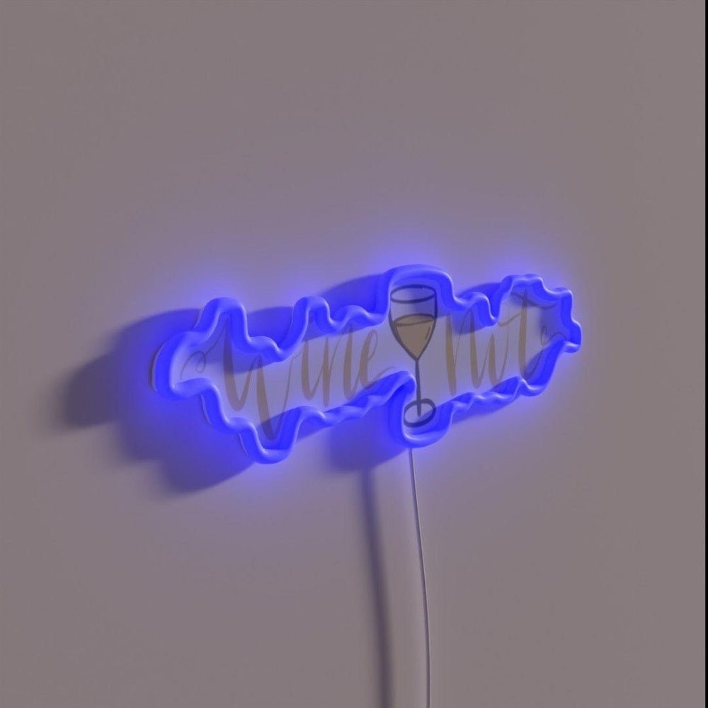 Wine Not White Rgb Led Neon Sign - Shineneon