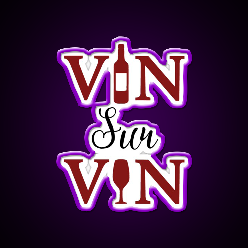 Wine On Wine Man Cave Bar Led Neon Sign Rgb Color