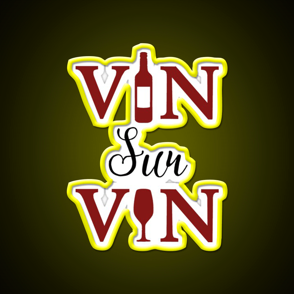 Wine On Wine Man Cave Bar Led Neon Sign Rgb Color