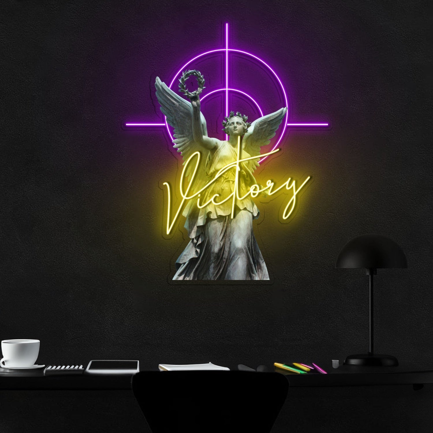 Winged Victory Neon X Acrylic Artwork - Shineneon