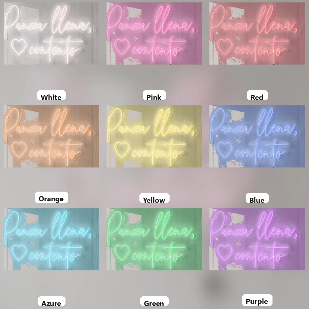 Wings LED Neon Sign Wall Neon Sign - 05 Color Grid