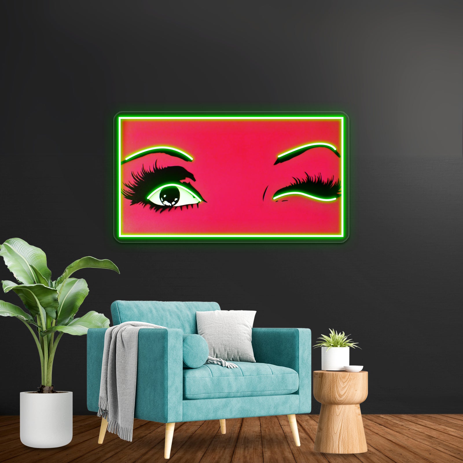 Wink Wink Artwork Led Neon Signs | Shineneon