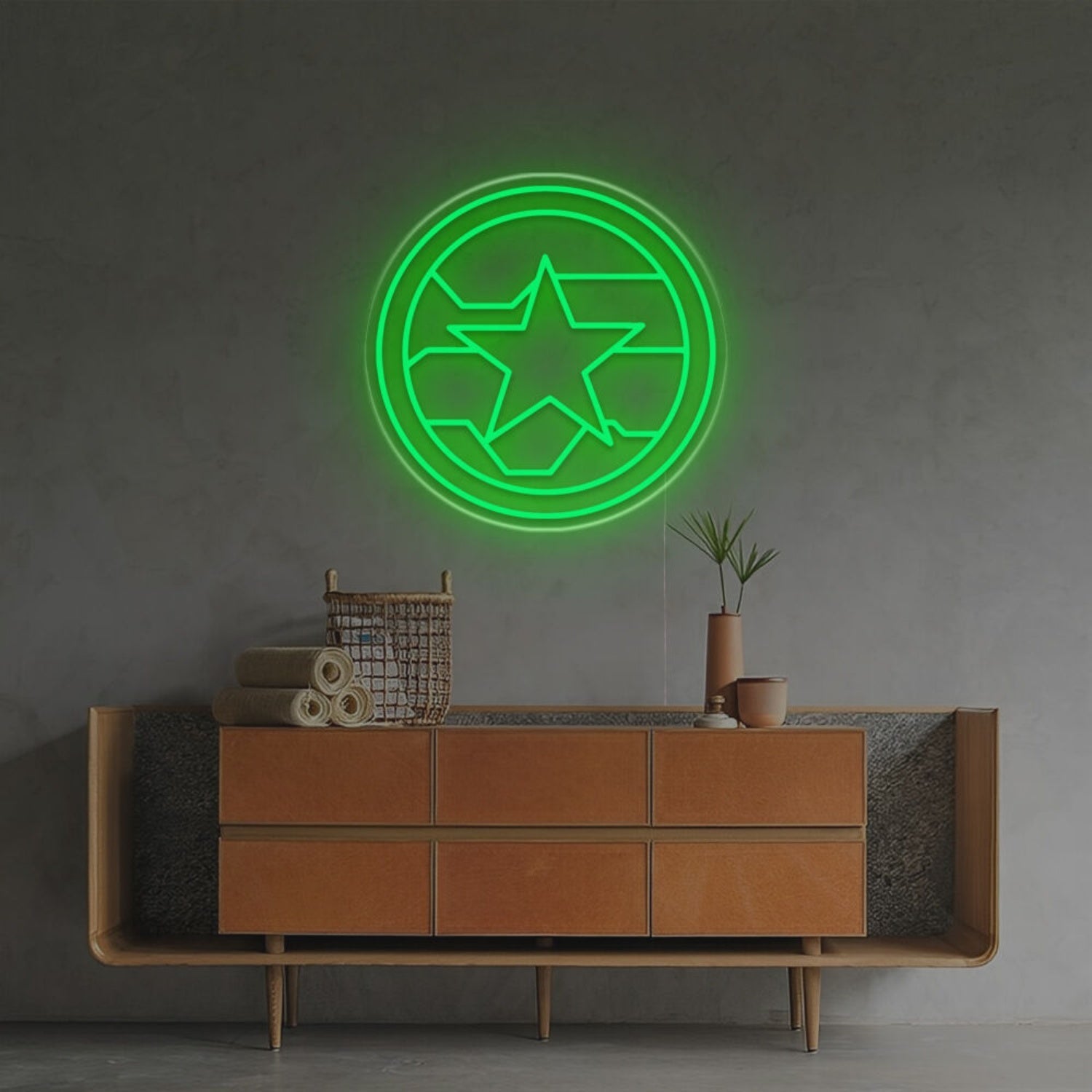 Winter Soldier Shield Led Neon Sign - Shineneon