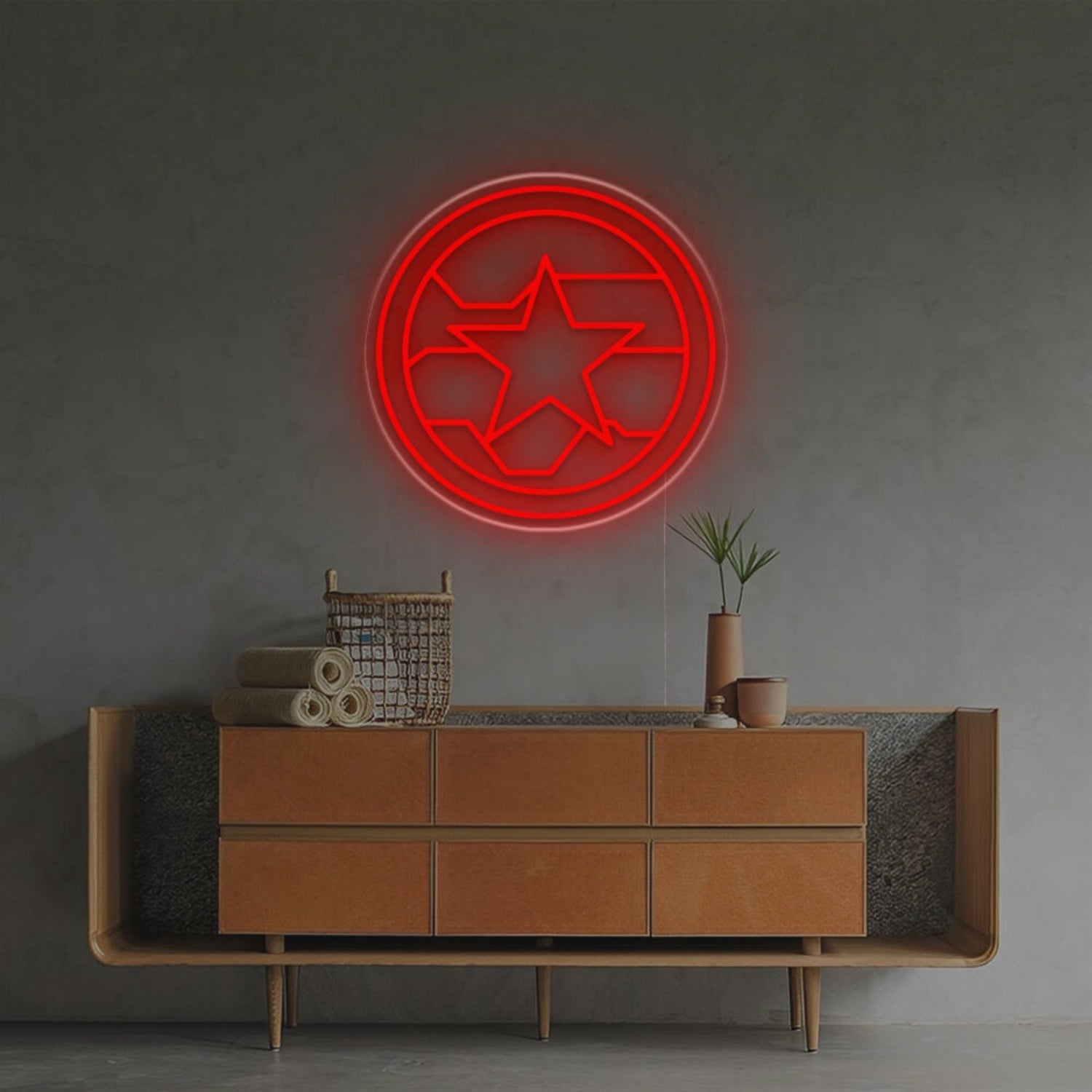 Winter Soldier Shield Led Neon Sign - Shineneon