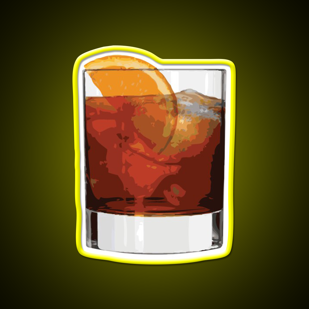 Wisconsin Old Fashioned Cocktail Bar Decor Led Neon Sign Rgb Color - LED neon sign view 7