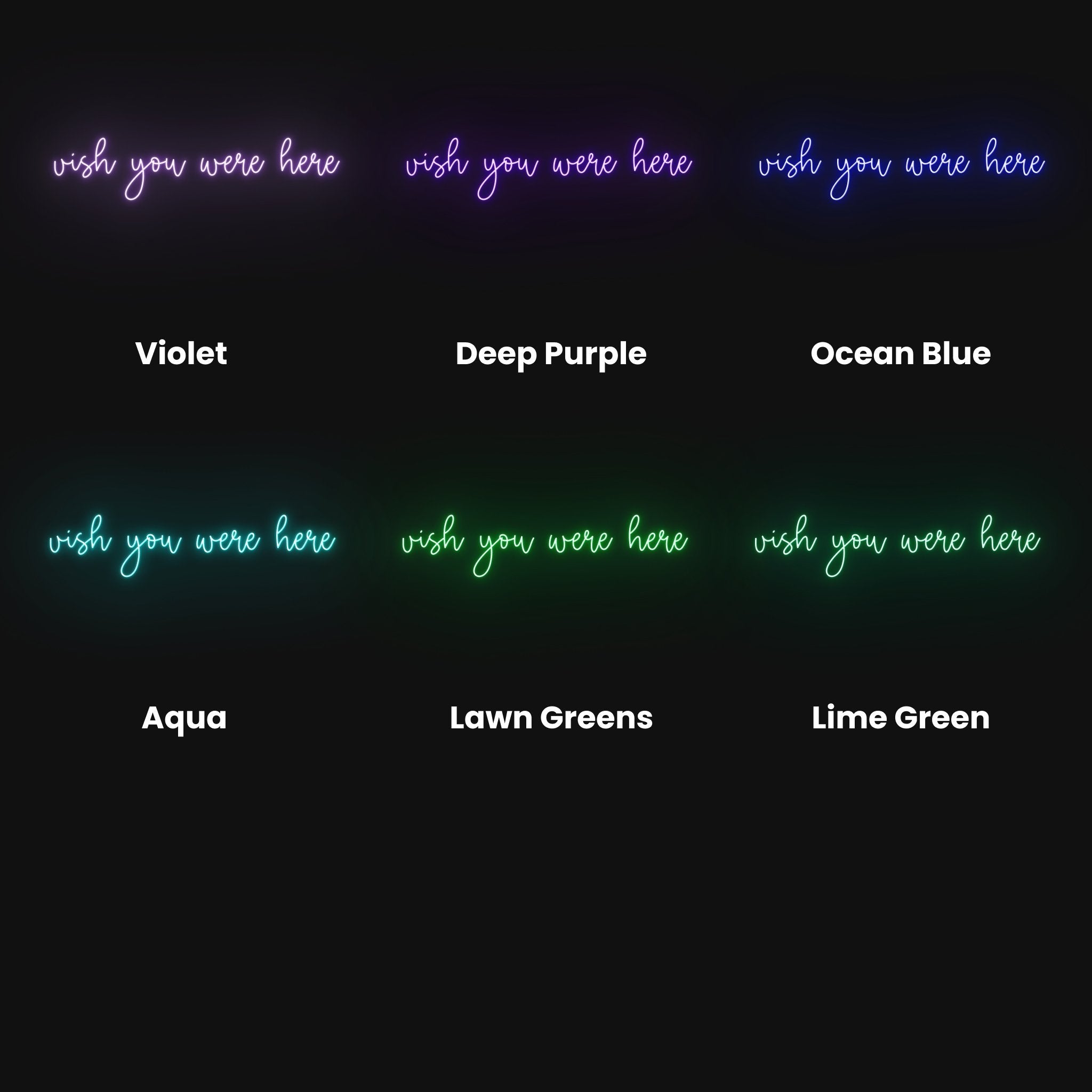 Wish You Were Here Led Neon Sign | Shineneon