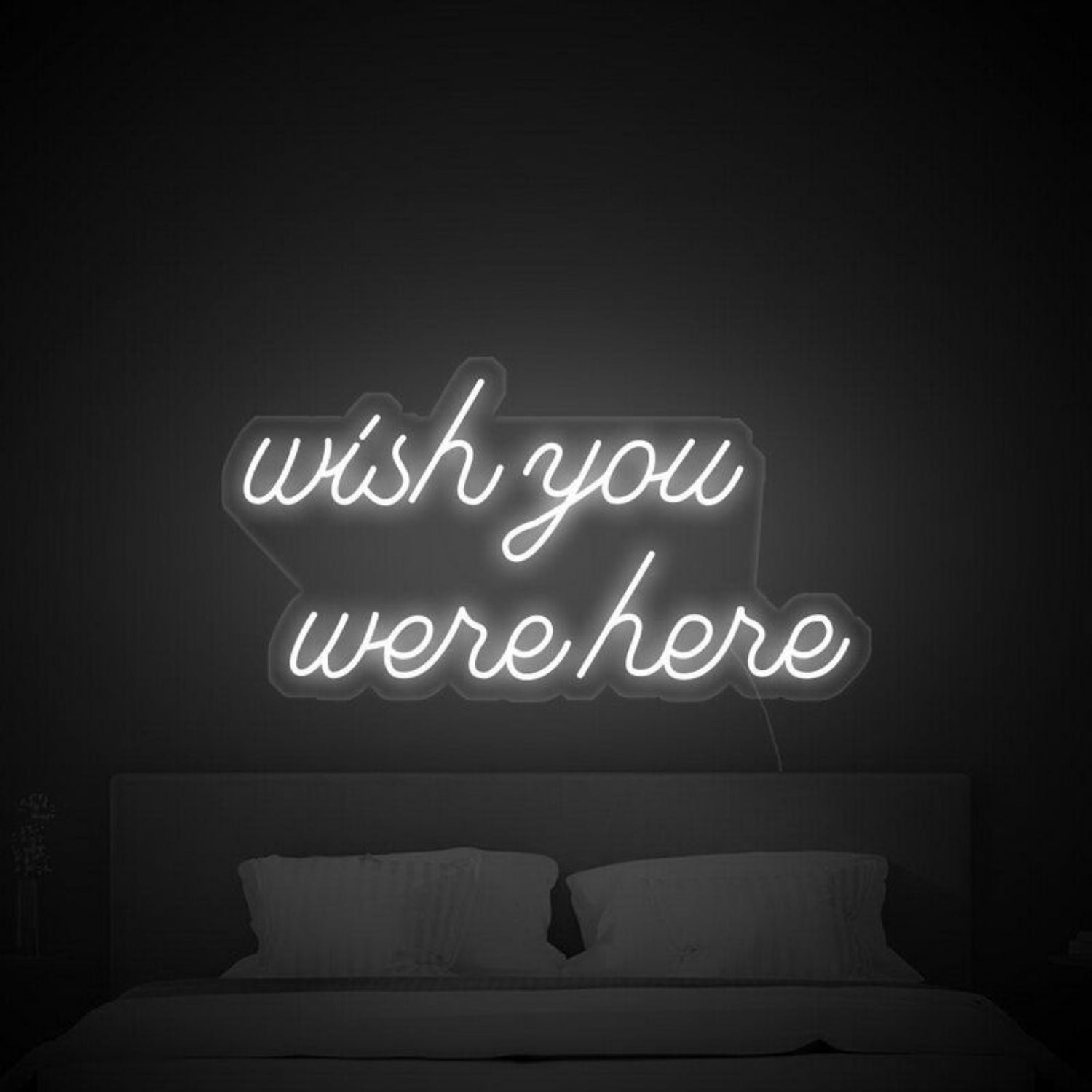 Wish You Were Here Led Neon Sign For Nostalgic - Shineneon