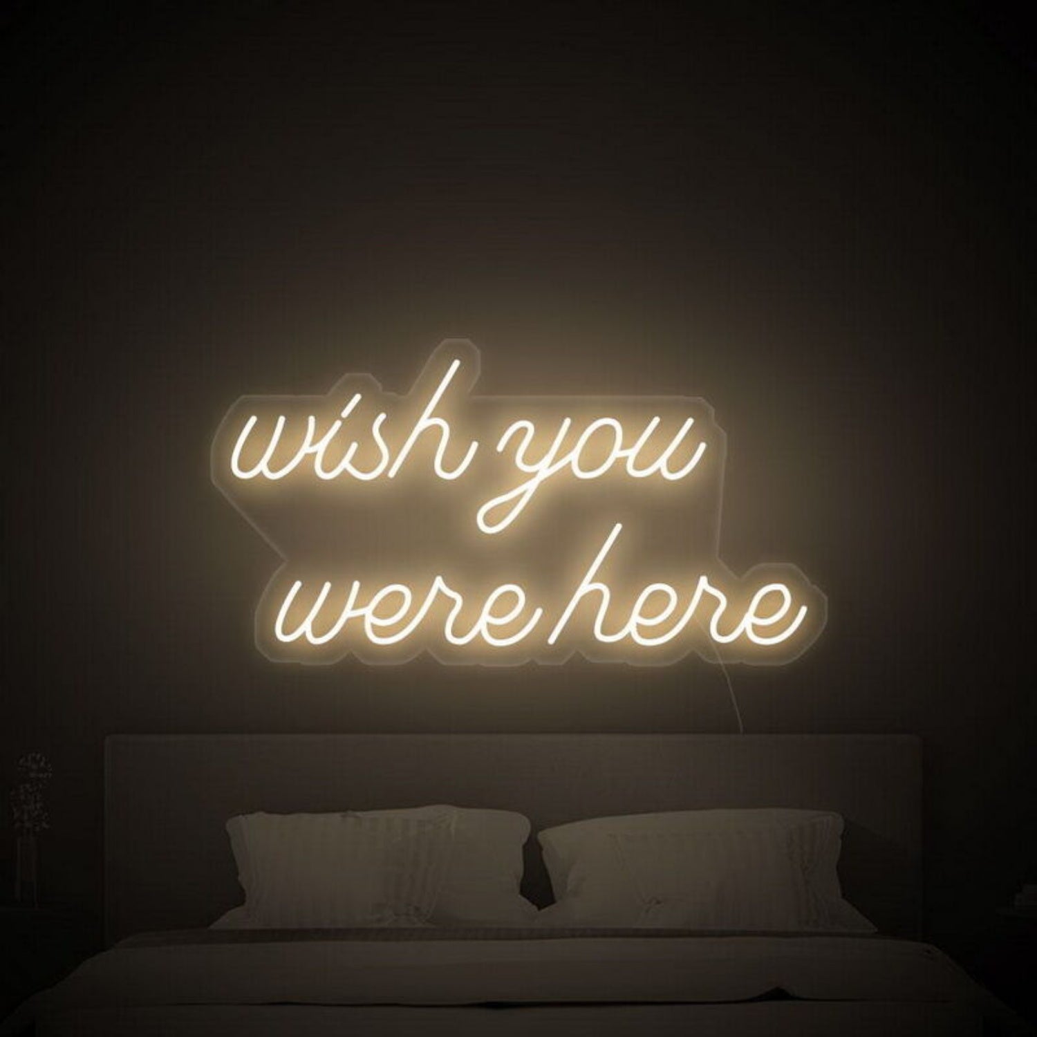 Wish You Were Here Led Neon Sign For Nostalgic - Shineneon