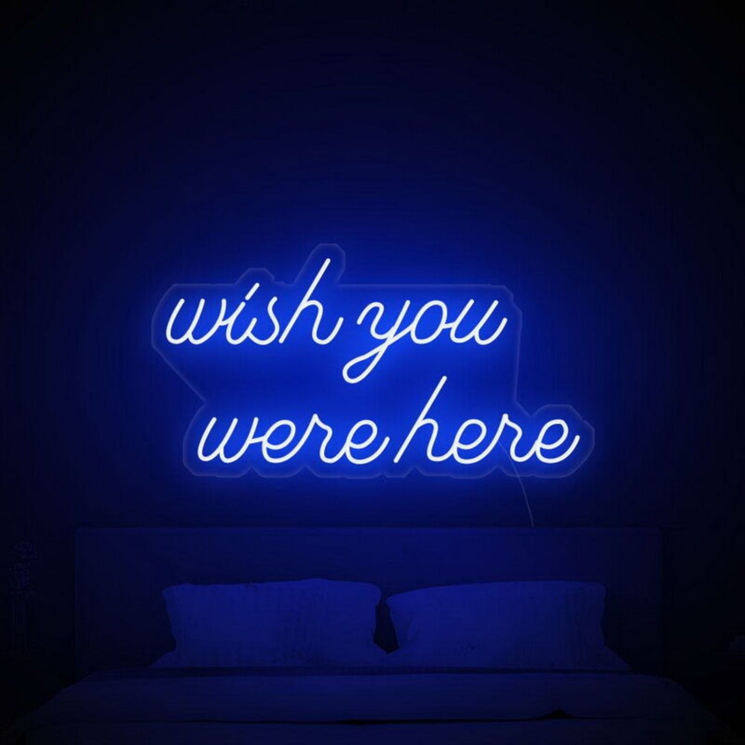 Wish You Were Here Led Neon Sign For Nostalgic - Shineneon