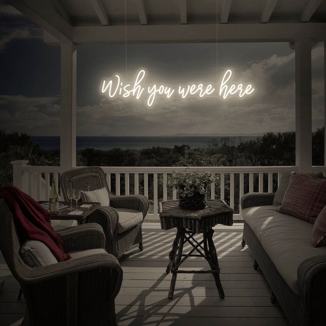 Wish You Were Here Led Sign Business Neon Sign - Shineneon