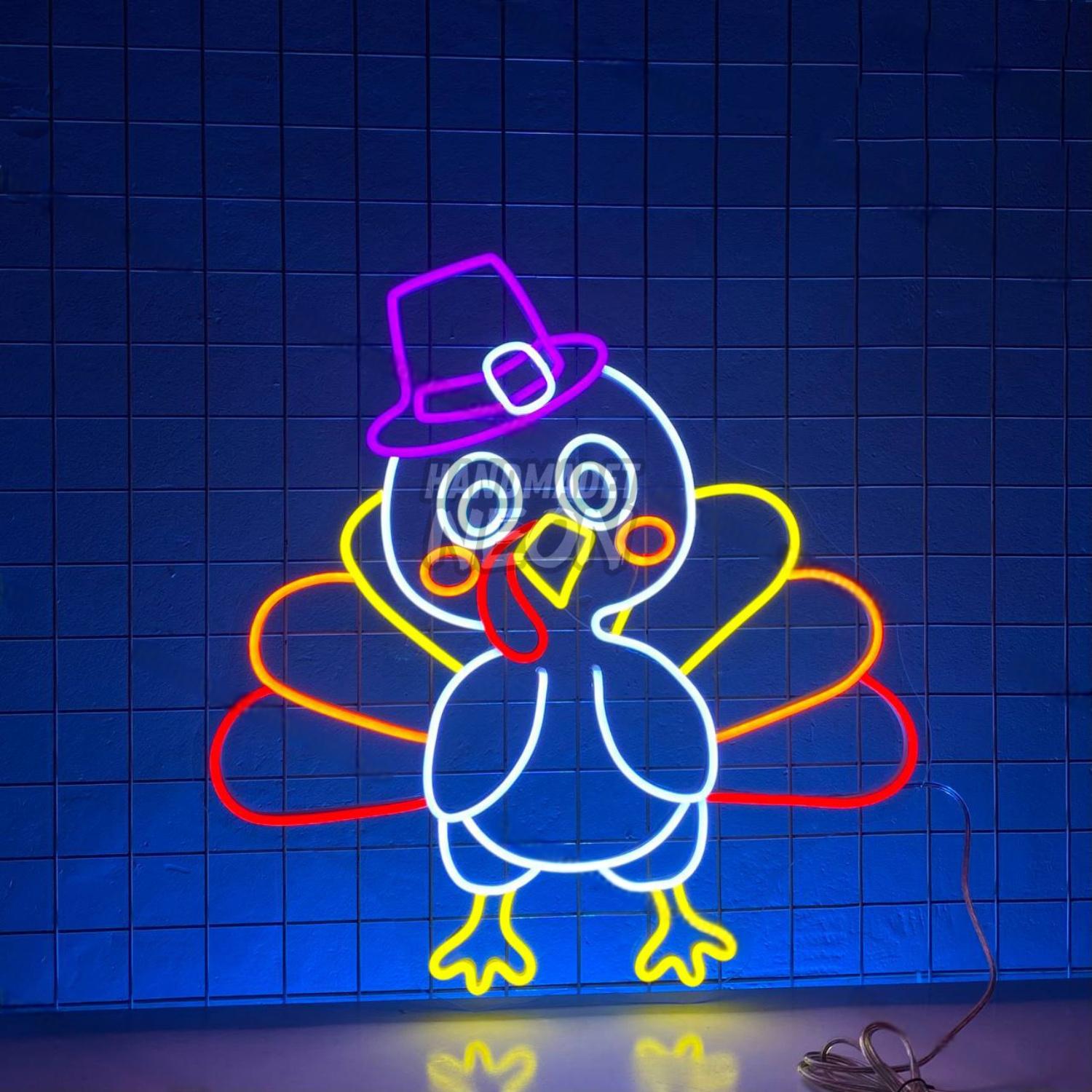 Witch Hat Turkey Led Neon Sign | Shineneon