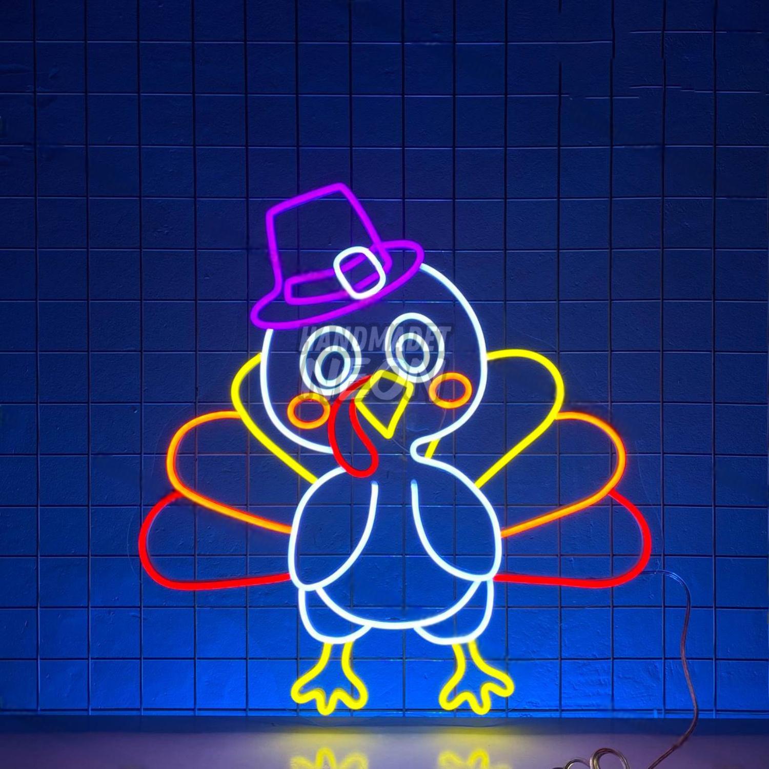 Witch Hat Turkey Led Neon Sign | Shineneon