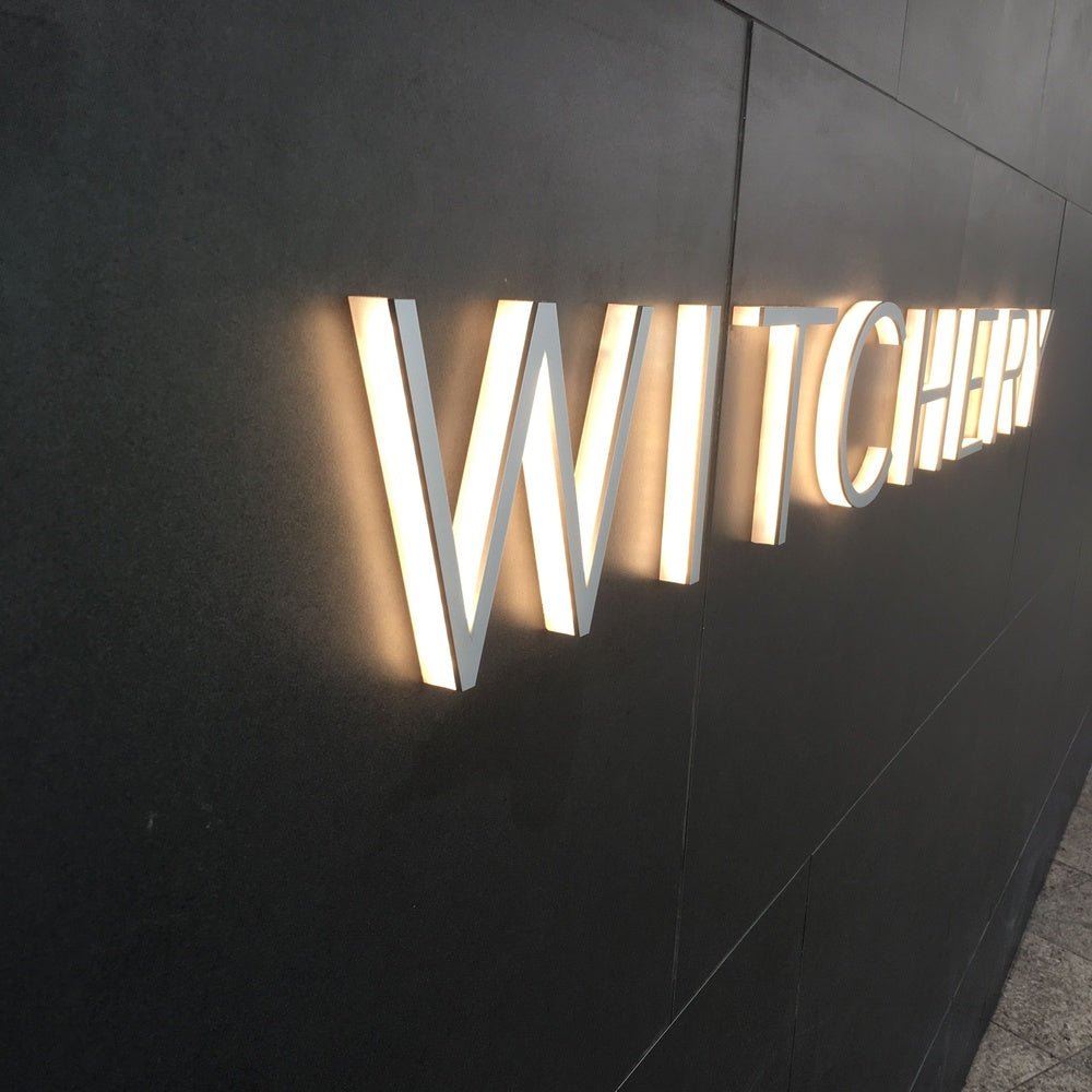 Witchery 3D Backlit Channel Letters Led Light Sign - Shineneon