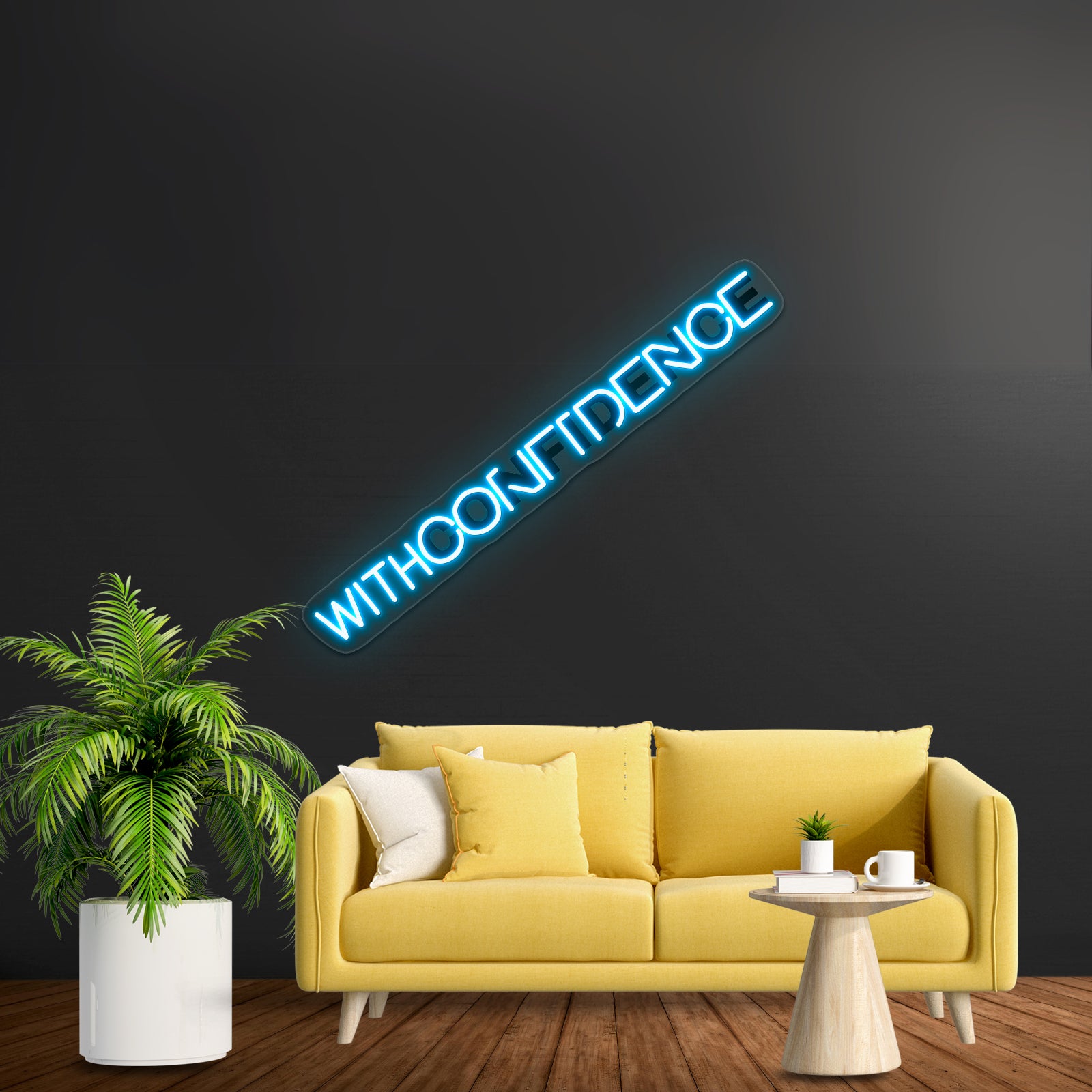 With Confidence Artwork Led Neon Signs | Shineneon