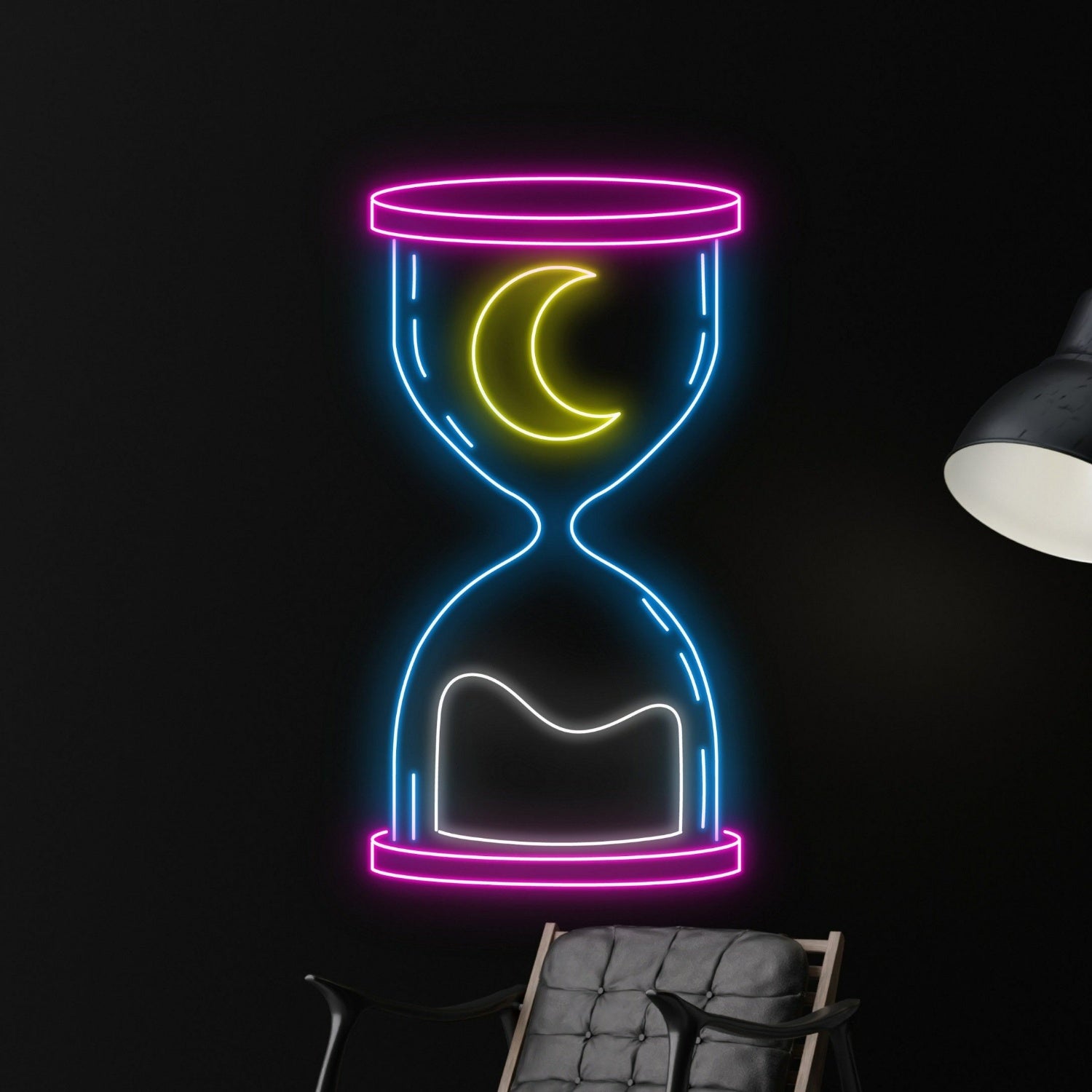 With Hourglass Led Neon Sign Restaurants Home Decor Bars | Shineneon