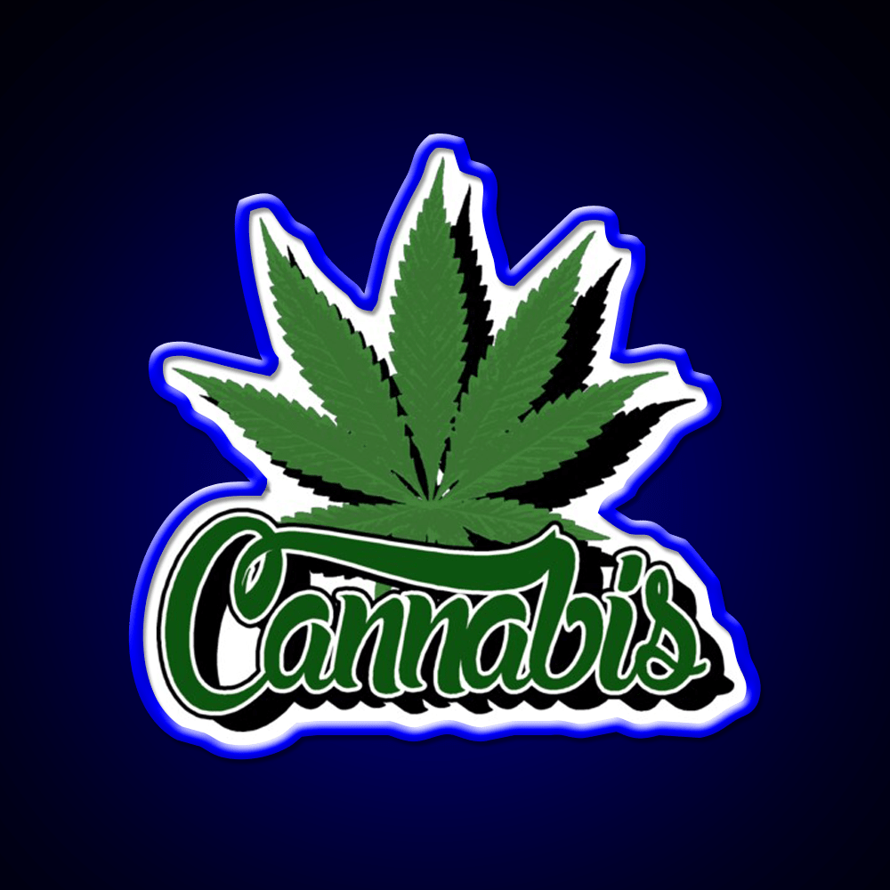 With Leaf Hemp Inspired Green Leaf Led Neon Sign Rgb Color - Shineneon