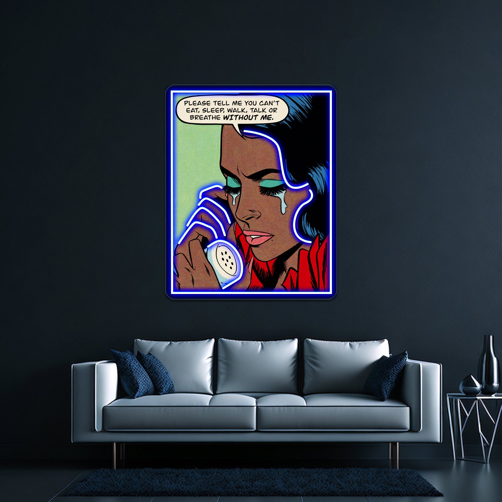 Without Me Artwork Led Neon Signs | Shineneon