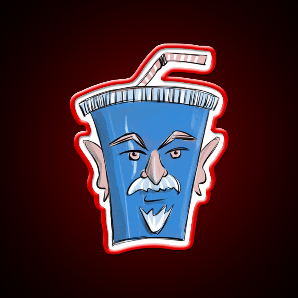 Wizard Shake Fast Food Led Neon Sign For Burger Place Rgb Color - Shineneon