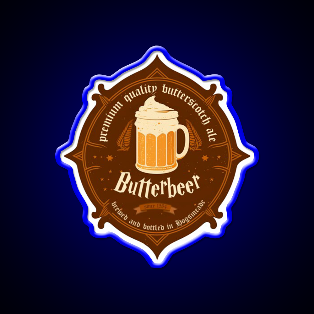 Wizarding World Butterbeer Bar Decor Led Neon Sign Rgb Color - LED neon sign view 5
