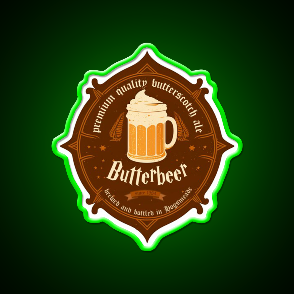 Wizarding World Butterbeer Bar Decor Led Neon Sign Rgb Color - LED neon sign view 8