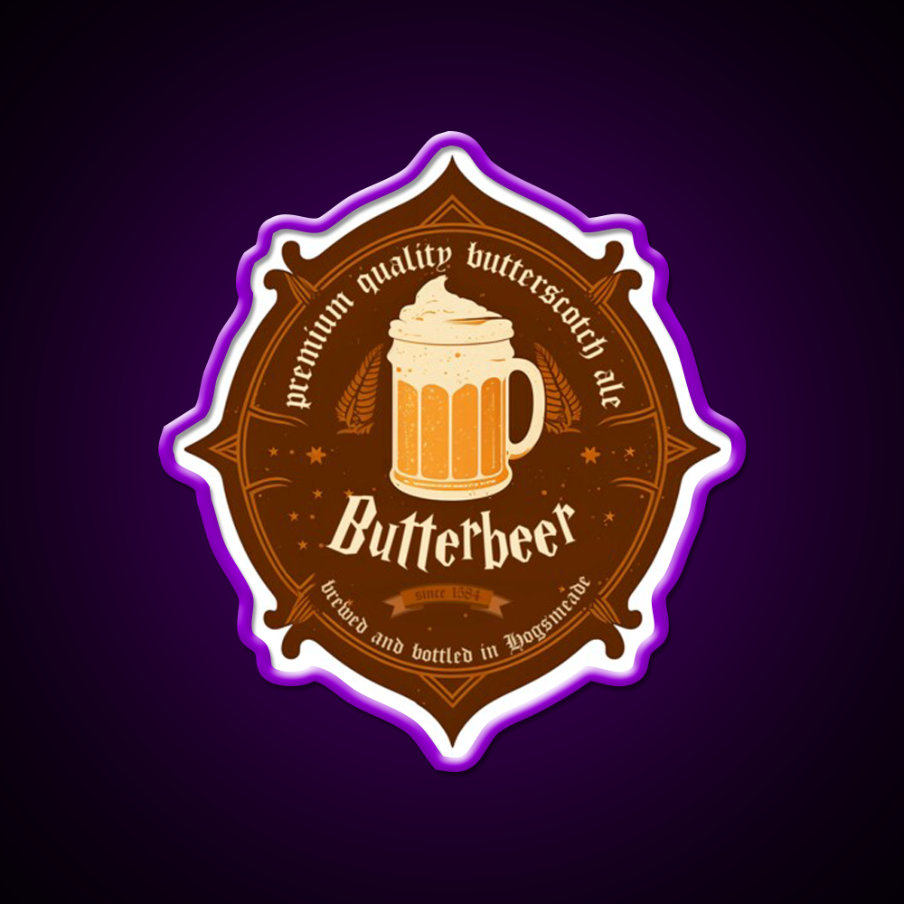 Wizarding World Butterbeer Bar Decor Led Neon Sign Rgb Color - LED neon sign view 9