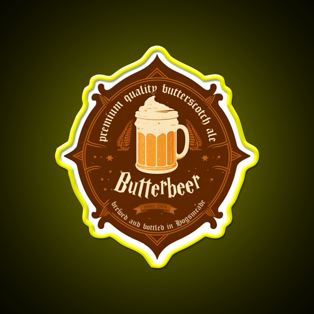 Wizarding World Butterbeer Bar Decor Led Neon Sign Rgb Color - LED neon sign view 7