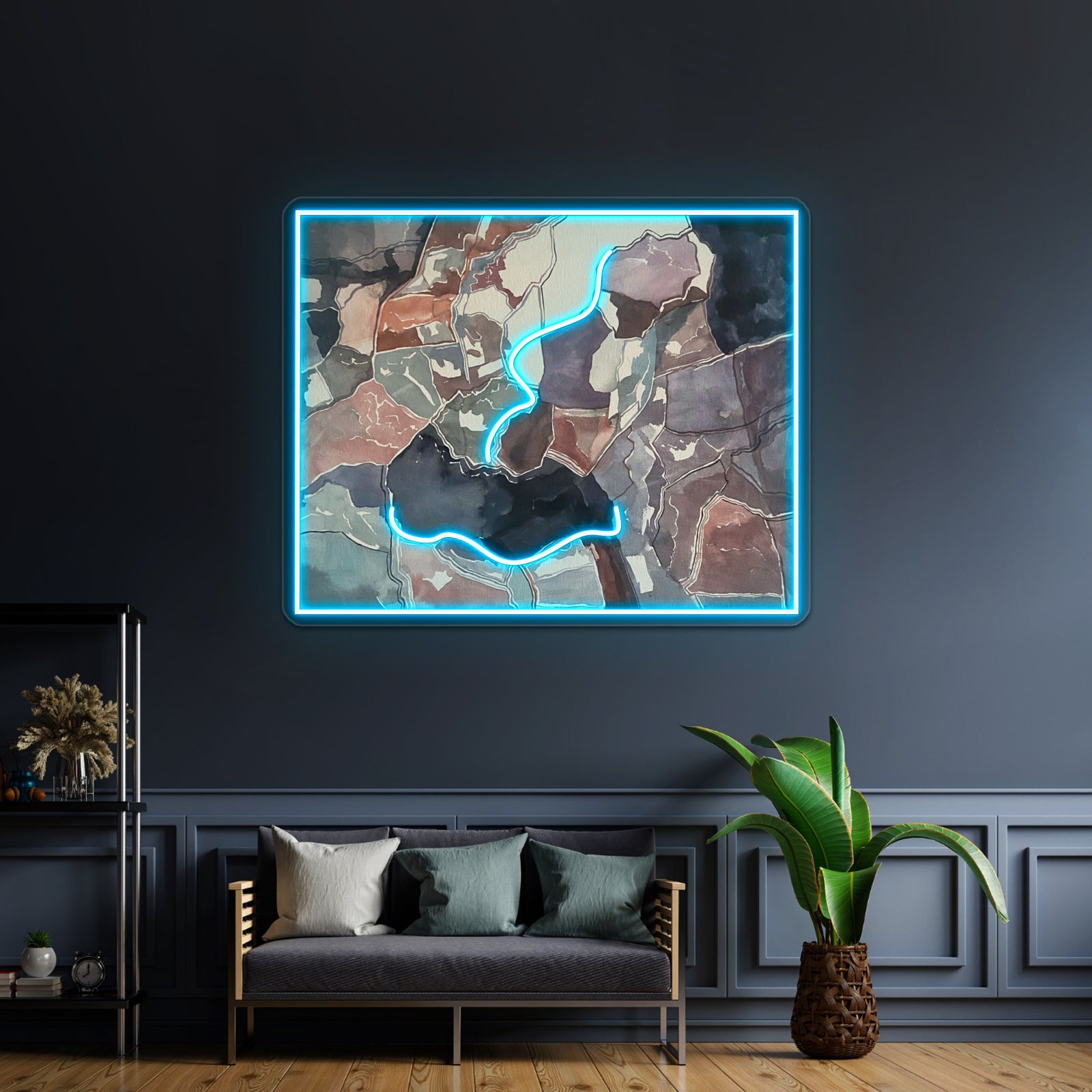 Woah Abstract Art Wall Decor Artwork Neon Signs | Shineneon