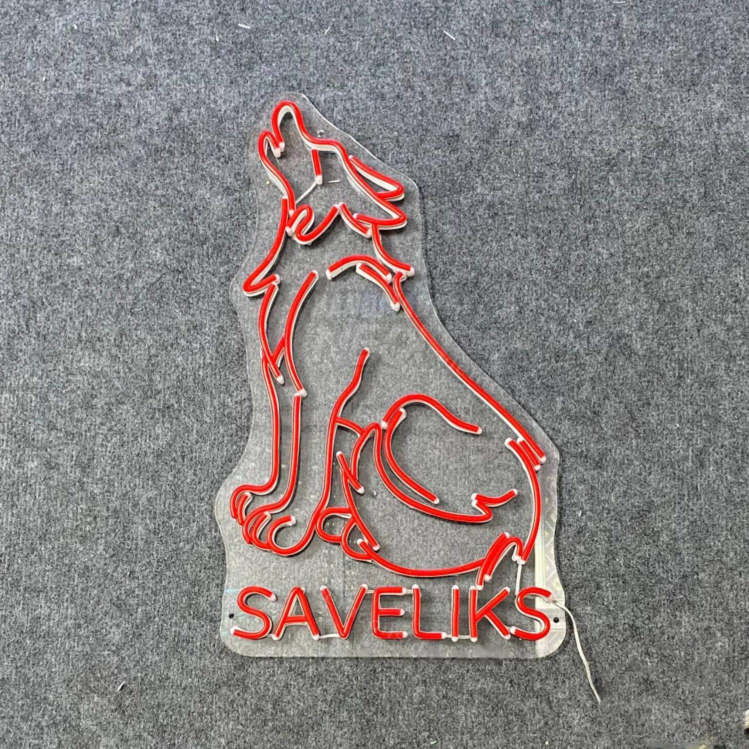 Wolf Howling Led Neon Sign | Shineneon