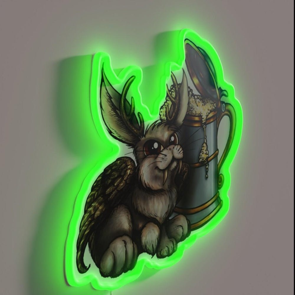 Wolpertinger Rgb Led Neon Sign - Shineneon