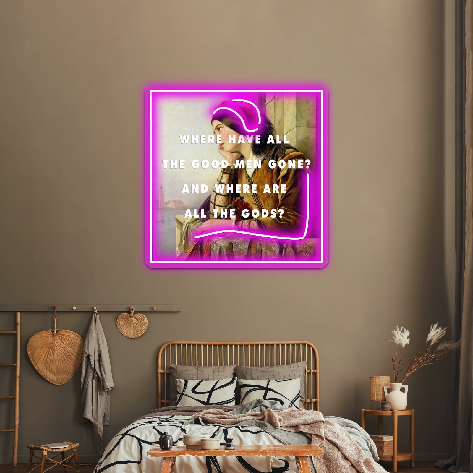 Woman In Love With A Hero Artwork Led Neon Signs | Shineneon