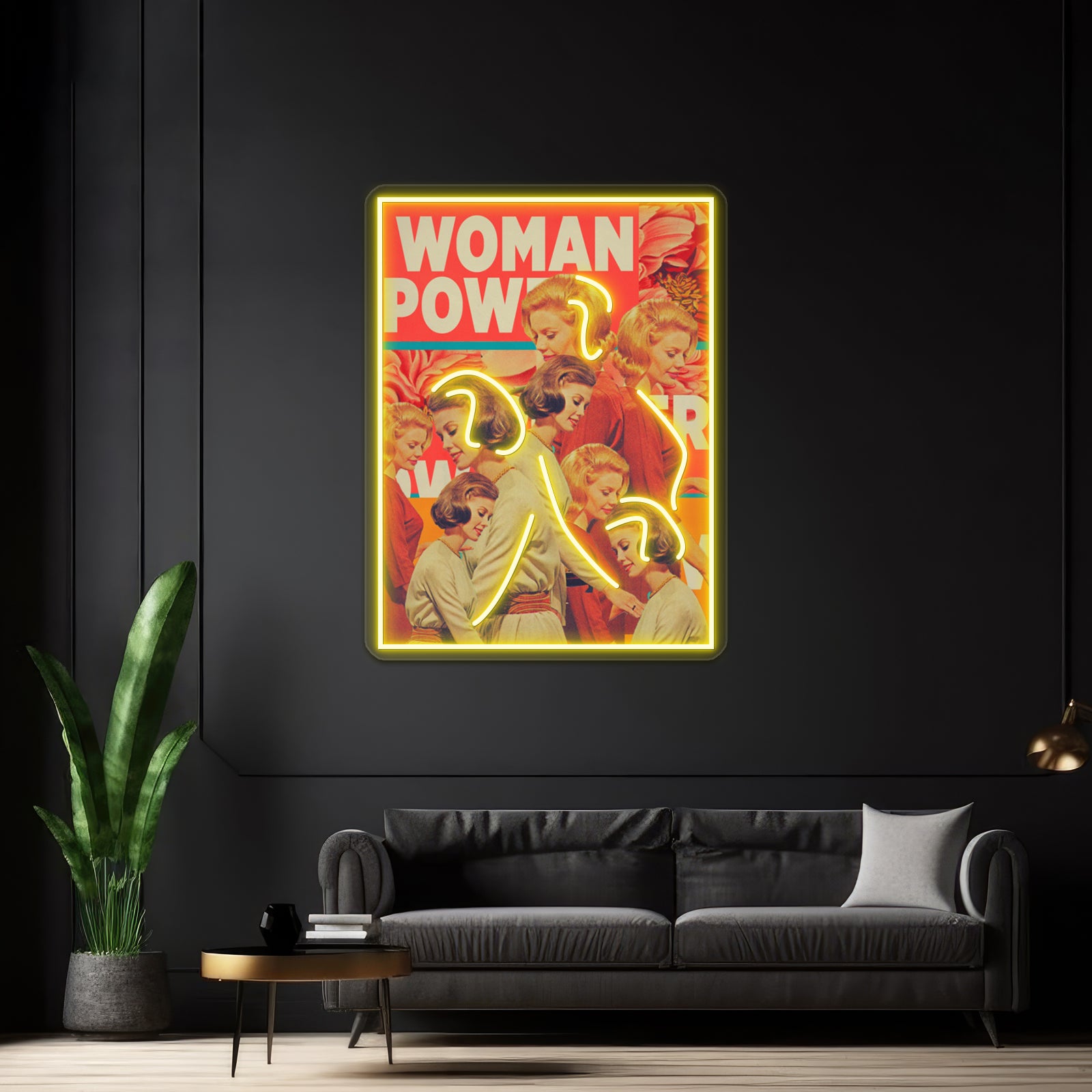 Woman Power Artwork Led Neon Signs | Shineneon