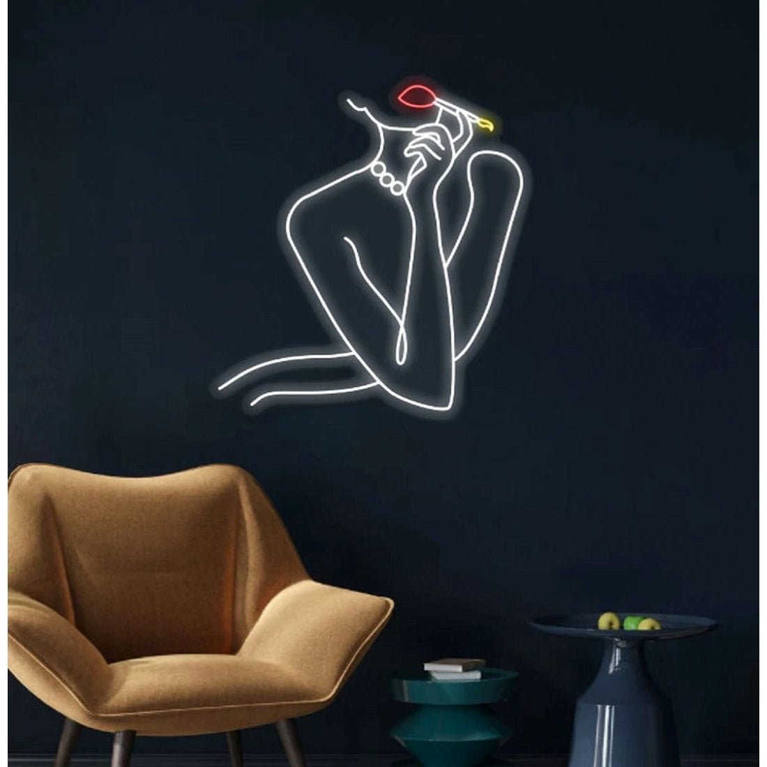 Woman Smoking Led Sign Business Neon Sign - Shineneon