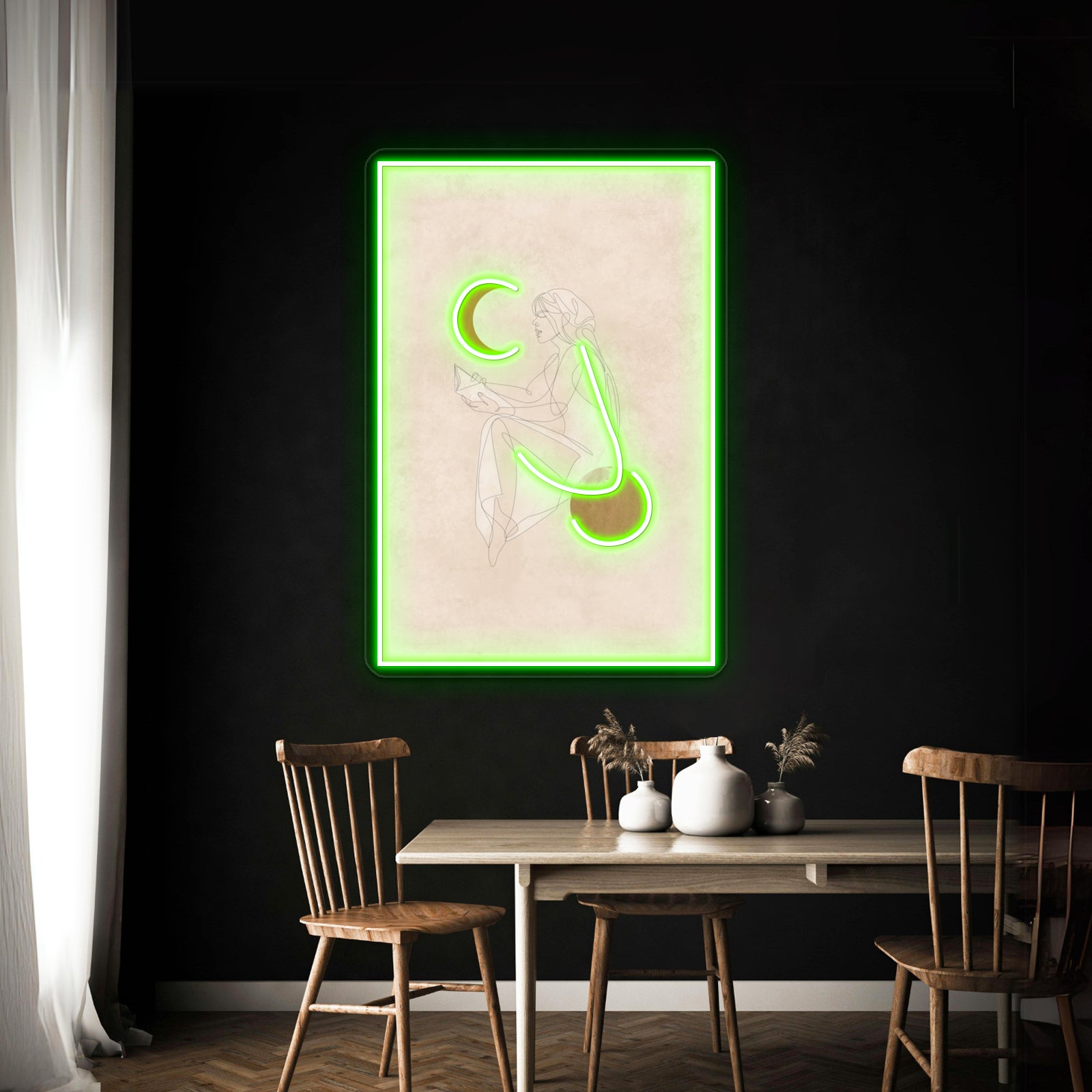 Woman With Vision Wall Artwork Neon Signs | Shineneon