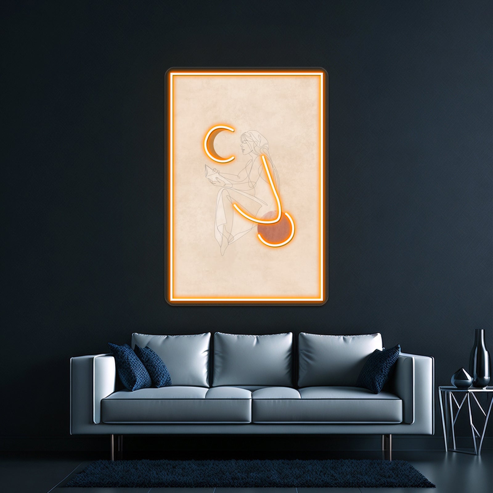 Woman With Vision Wall Artwork Neon Signs | Shineneon