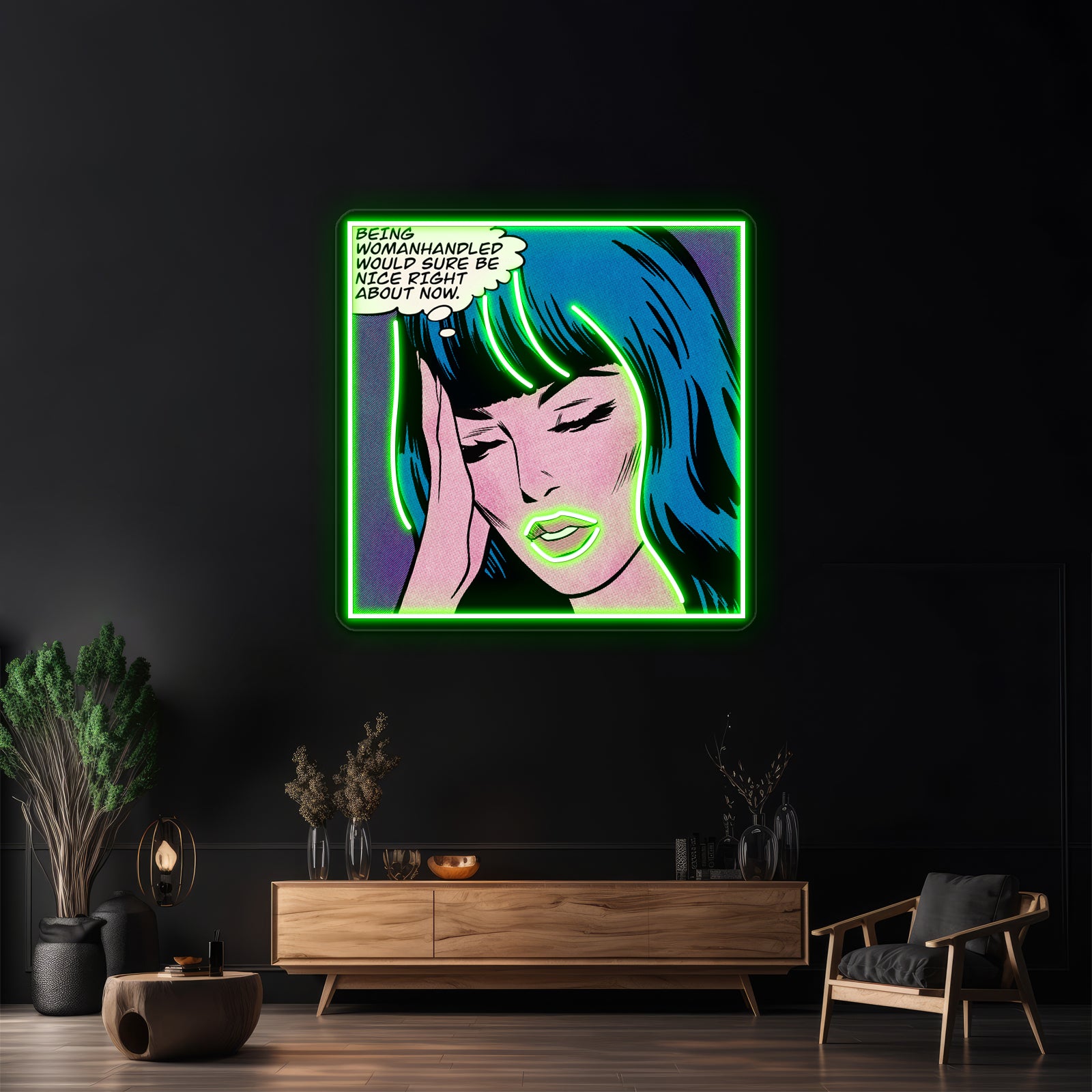 Womanhandled Artwork Led Neon Signs | Shineneon