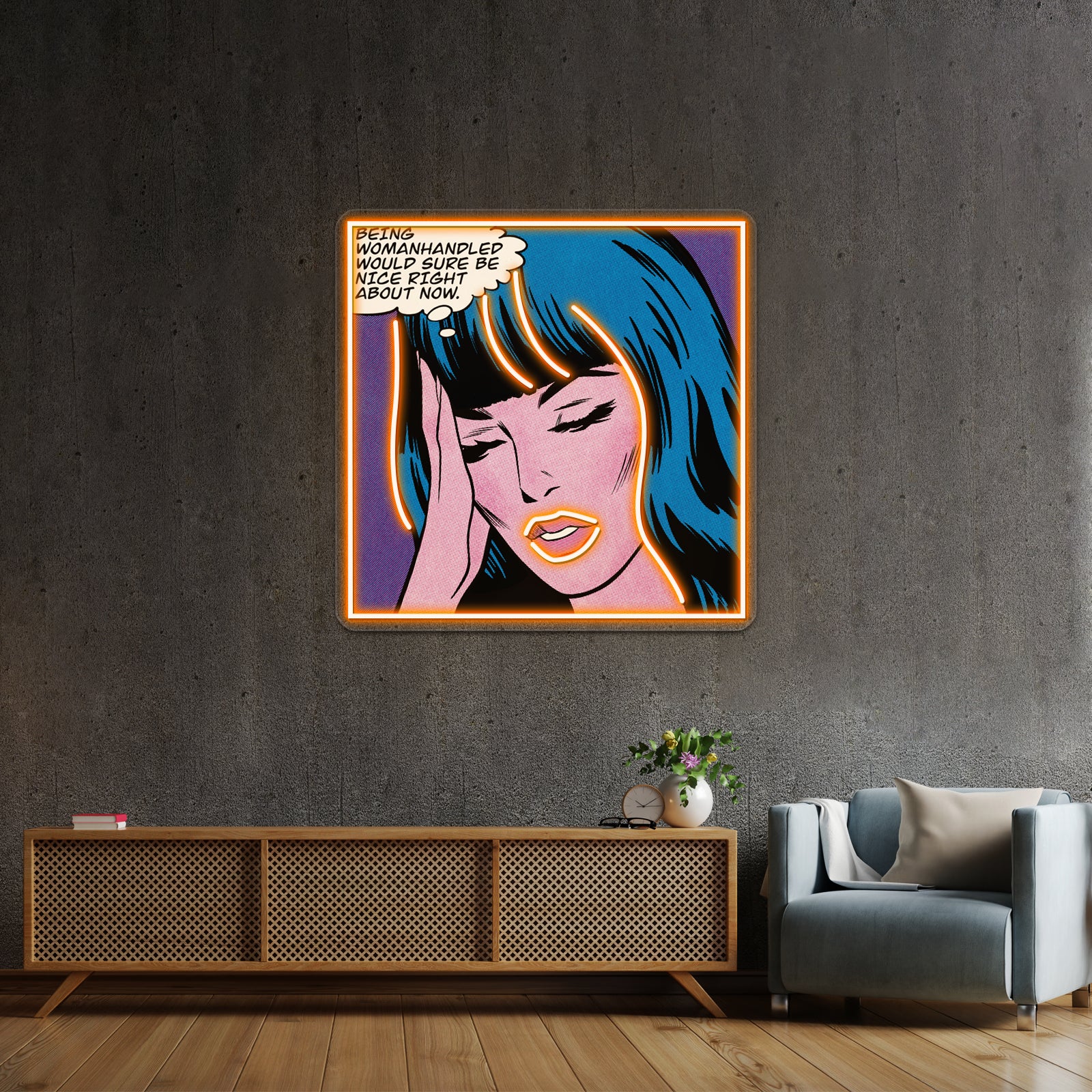 Womanhandled Artwork Led Neon Signs | Shineneon