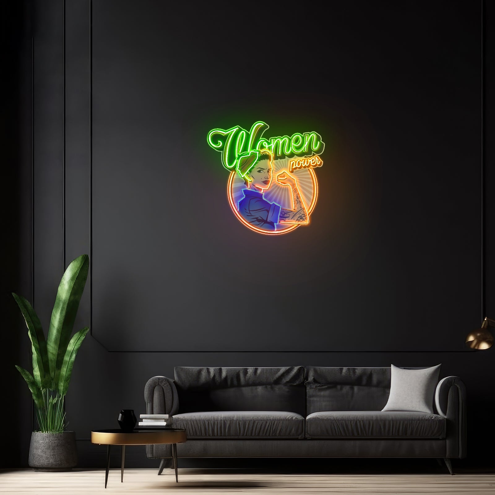 Women In Power Custom Led Signs Artwork For Sale