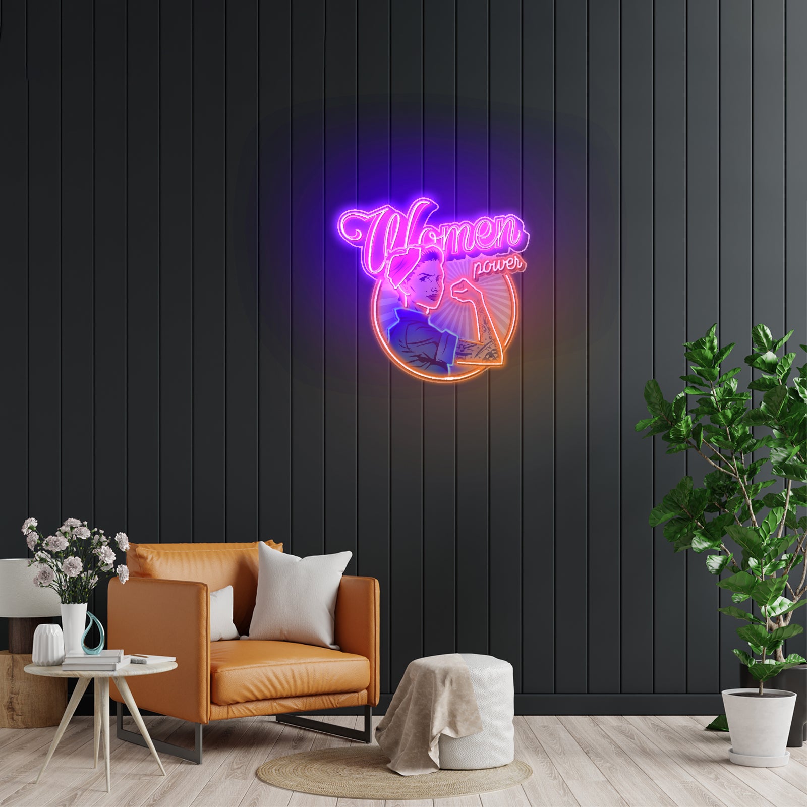 Women In Power Custom Led Signs Artwork For Sale