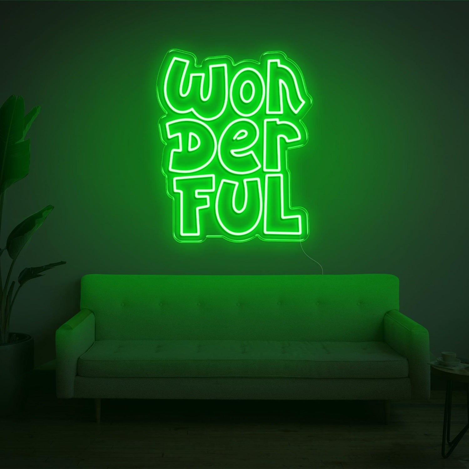 Wonderful Light Blue Led Neon Sign For Home Cafe Decor | Shineneon