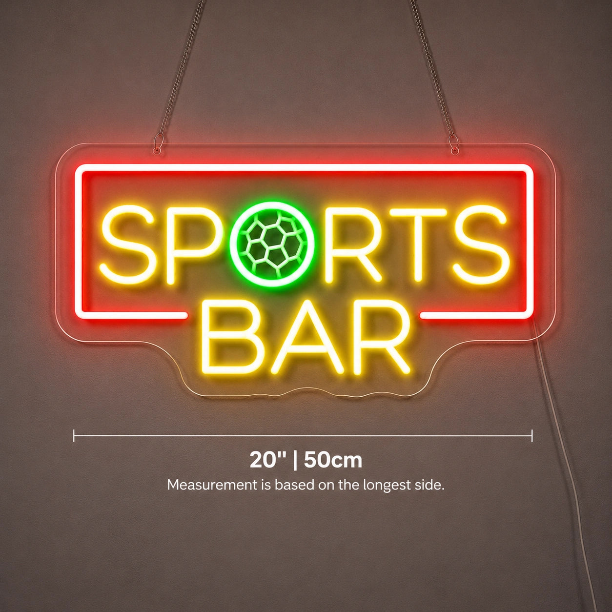 Wood Table Sports Bar Neon Sign LED Neon Sign size image