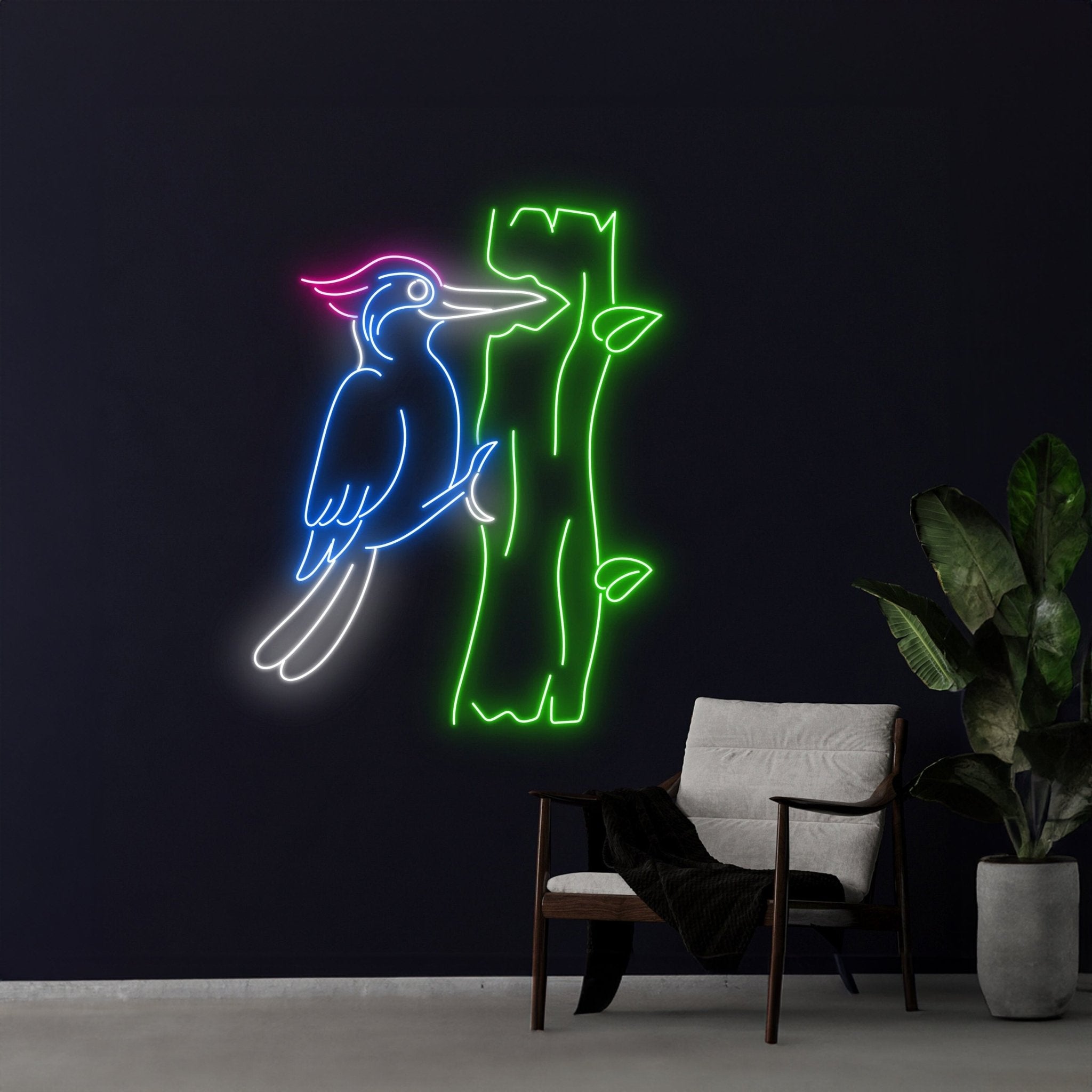 Woodpeckers Neon Light Bird Neon Light - Shineneon