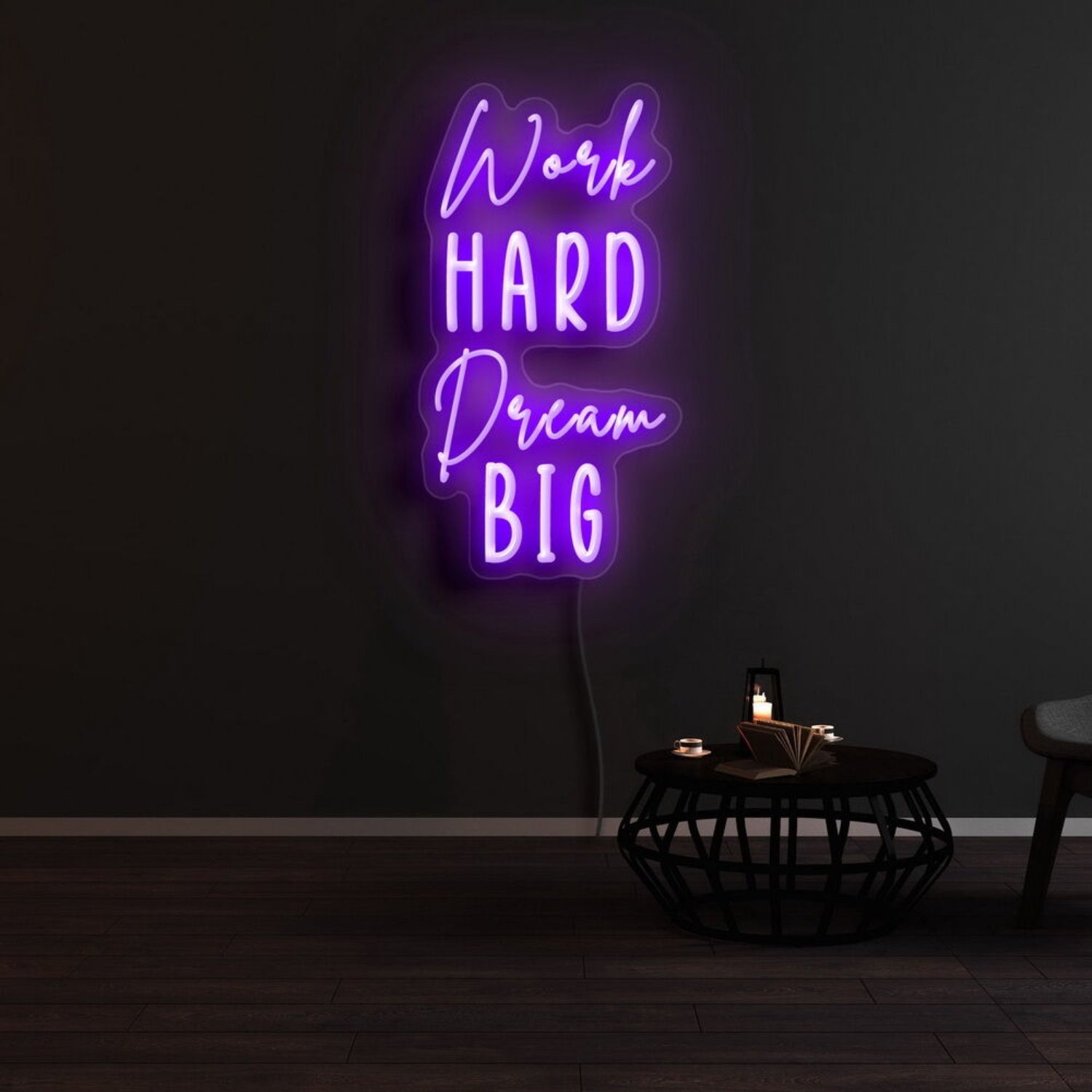 Work Hard Dream Big Led Neon Sign | Shineneon