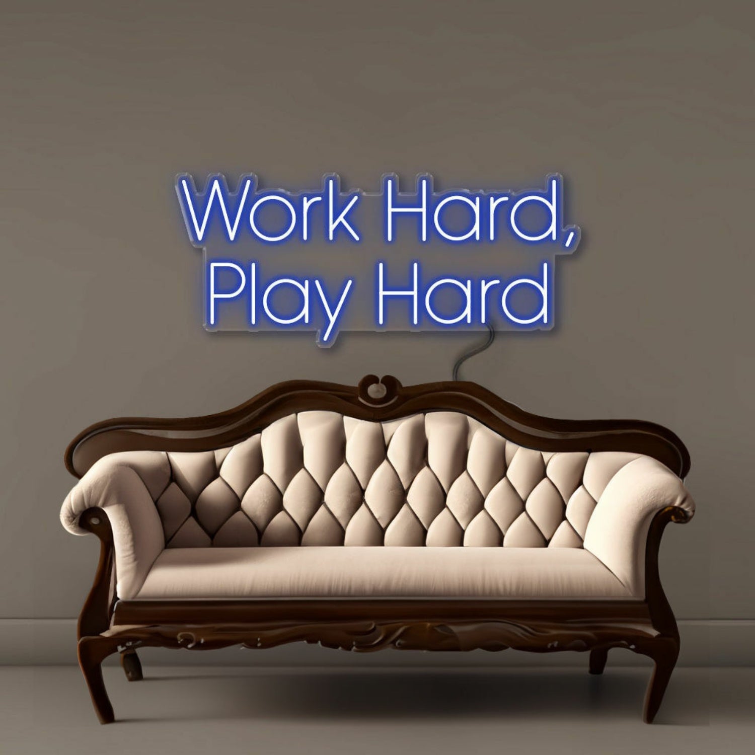 Work Hard Play Hard Led Neon Signs | Shineneon