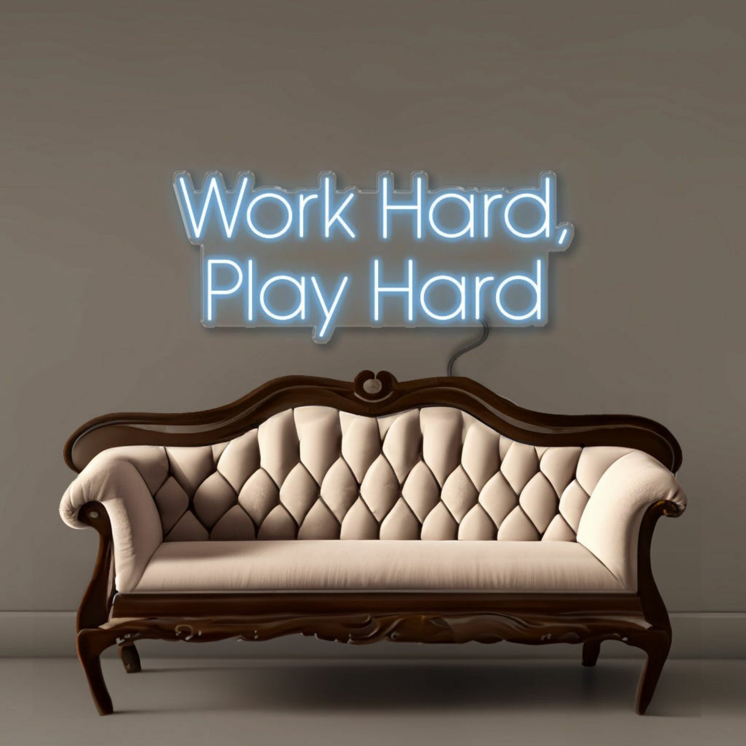 Work Hard Play Hard Led Neon Signs | Shineneon
