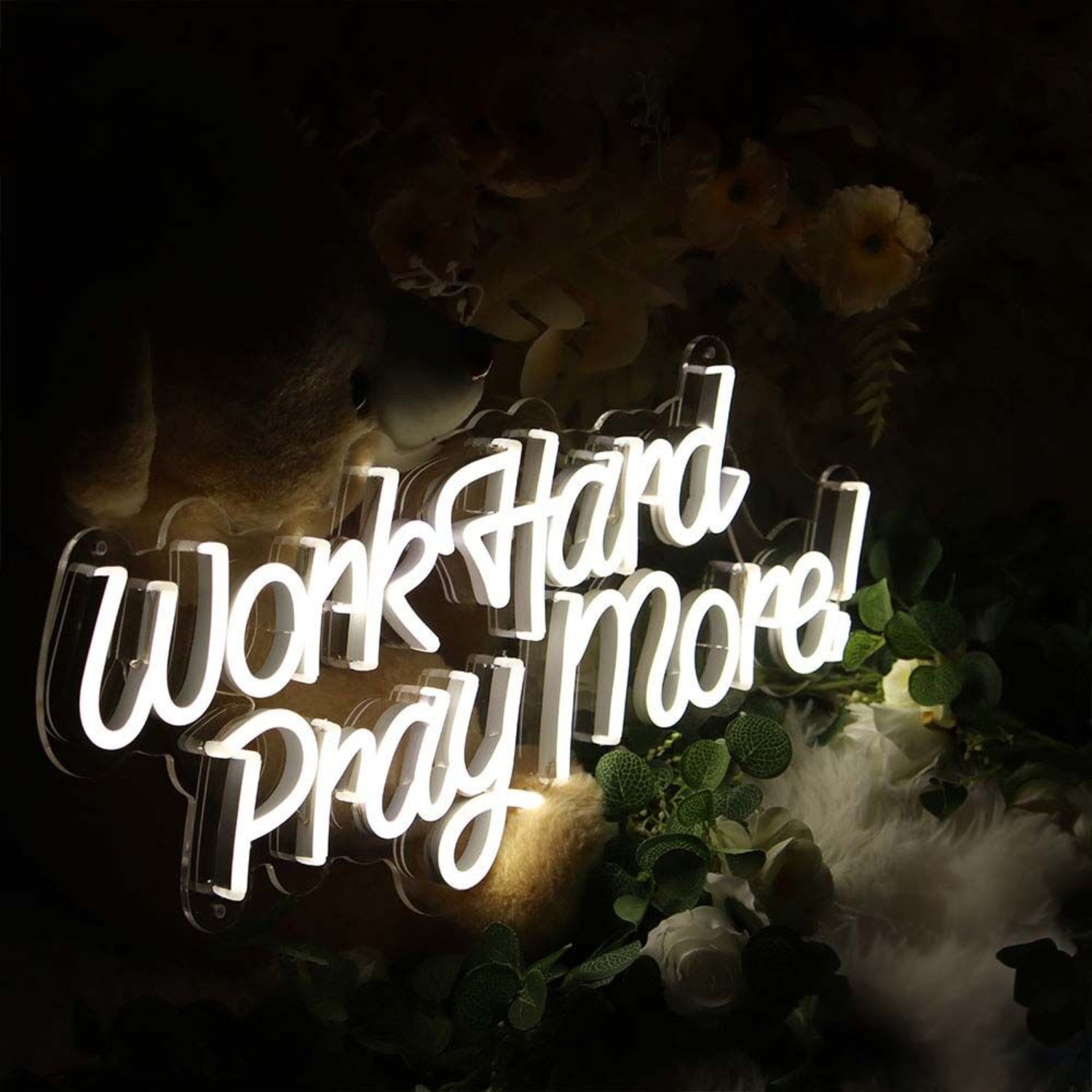 Work Hard Pray More Led Neon Sign | Shineneon