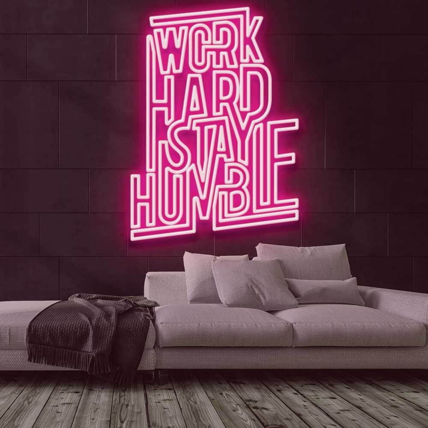 Work Hard Stay Humble Led Neon Sign | Shineneon